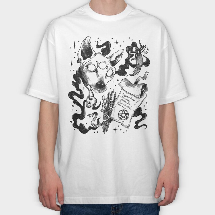 Witch 12, Tricou Oversize Barbati (Unisex)