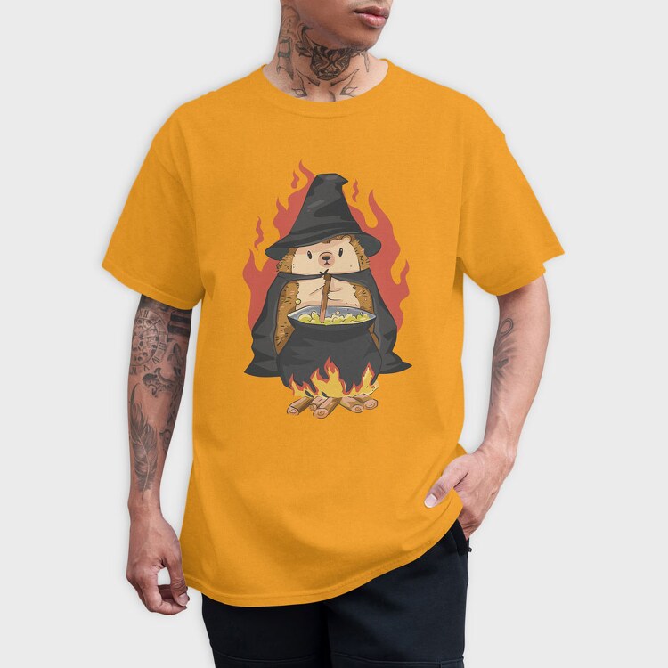 Hedgehog Halloween, Tricou Barbati (Unisex)