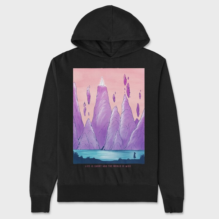 Fantasy Landscape 12, Hanorac Oversize Barbati (Unisex)