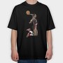 CLYDE DREXLER Art1, Tricou Oversize Barbati (Unisex)