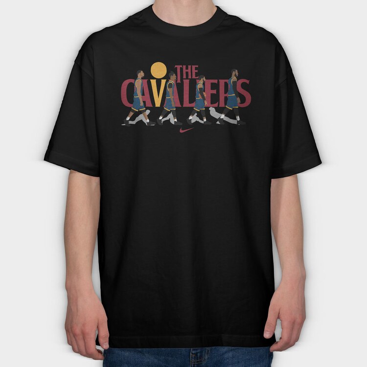CAVALIERS, Tricou Oversize Barbati (Unisex)