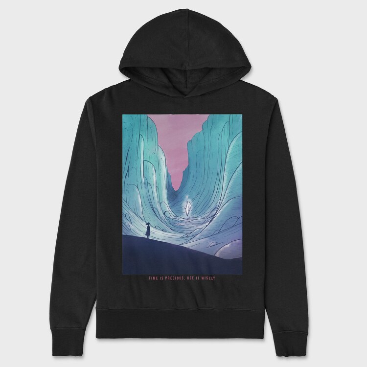 Fantasy Landscape 09, Hanorac Oversize Barbati (Unisex)