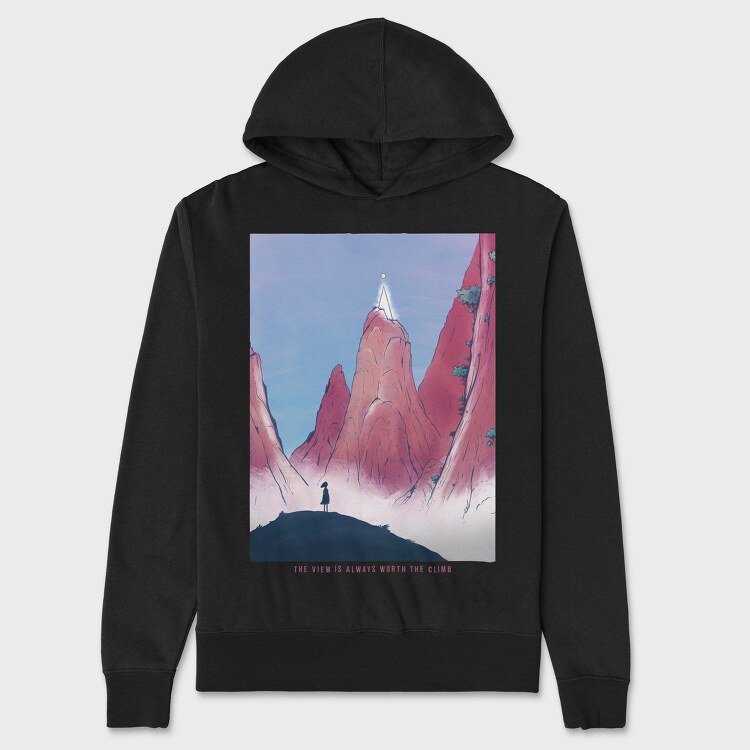 Fantasy Landscape 08, Hanorac Oversize Barbati (Unisex)