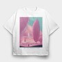 Fantasy Landscape 07, Tricou Oversize Barbati (Unisex)