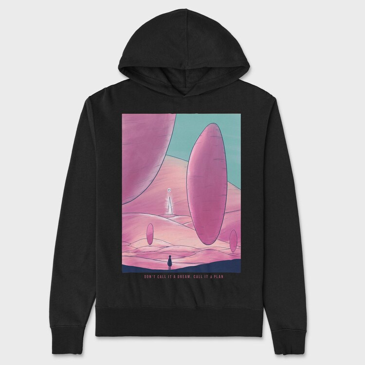 Fantasy Landscape 07, Hanorac Oversize Barbati (Unisex)