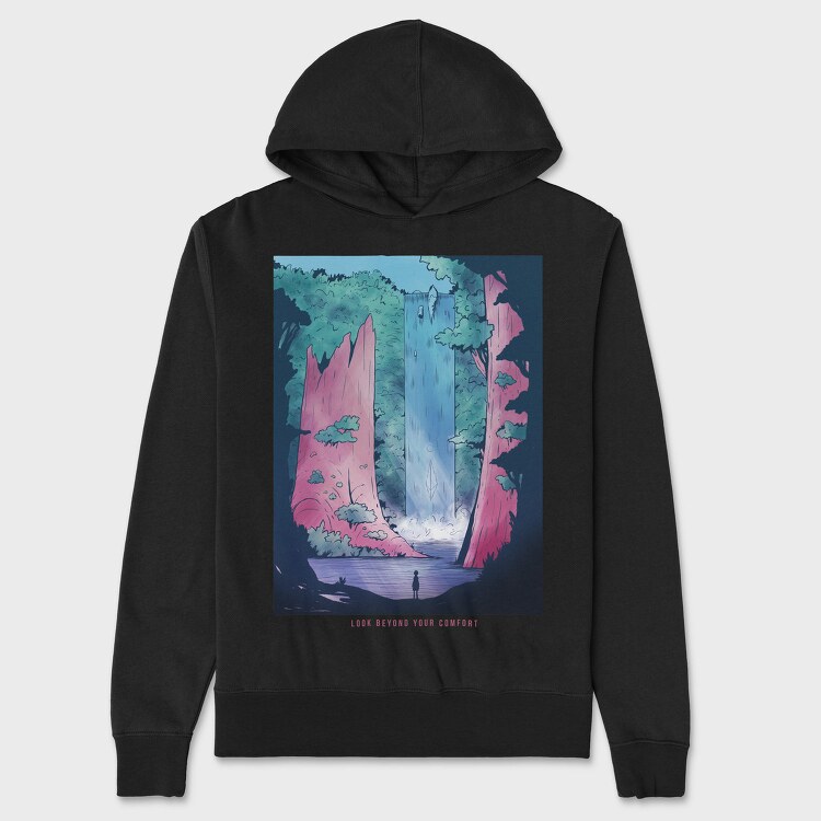 Fantasy Landscape 06, Hanorac Oversize Barbati (Unisex)