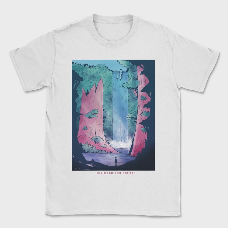 Fantasy Landscape 06, Tricou Barbati (Unisex)