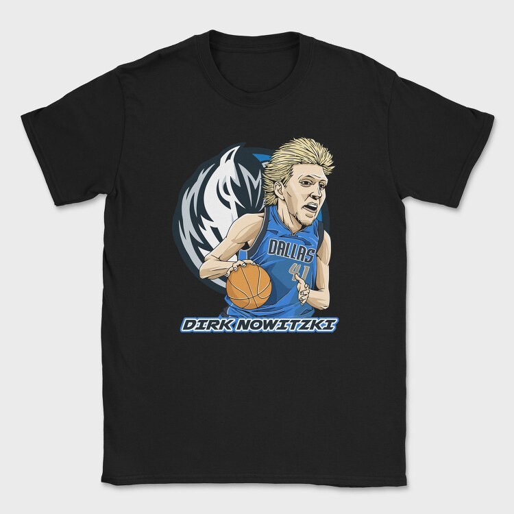DIRK NOWITZKI Art, Tricou Barbati (Unisex)