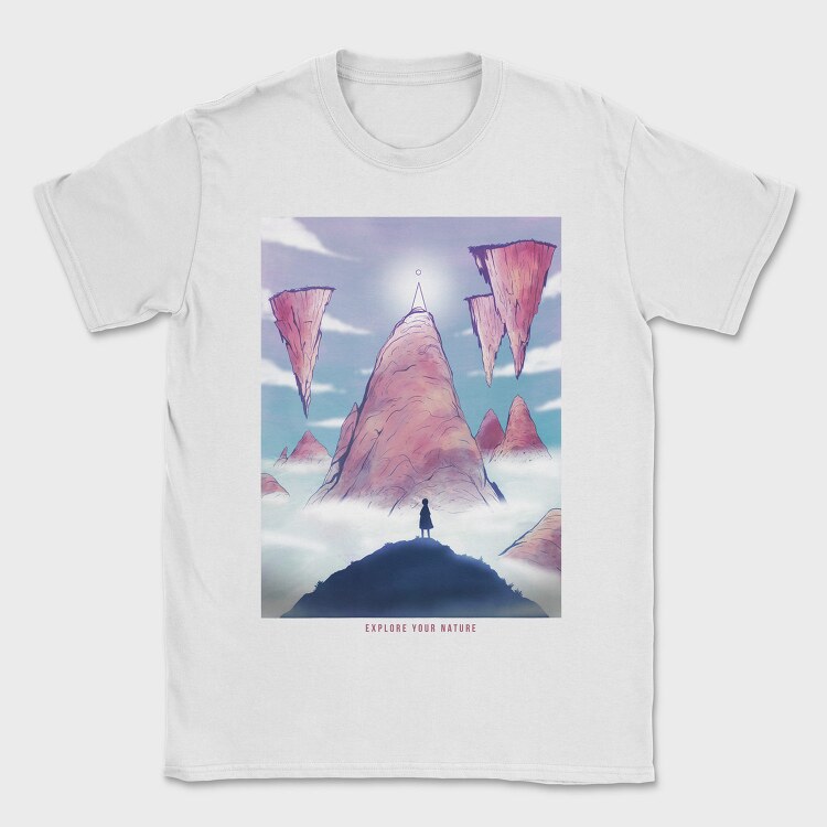 Fantasy Landscape 01, Tricou Barbati (Unisex)