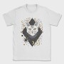 Cosmic Cat Orange, Tricou Barbati (Unisex)