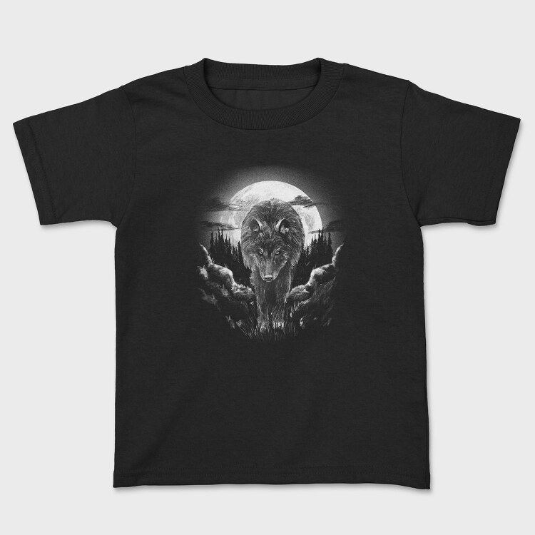 Wolf Woods Moon, Tricou Copii