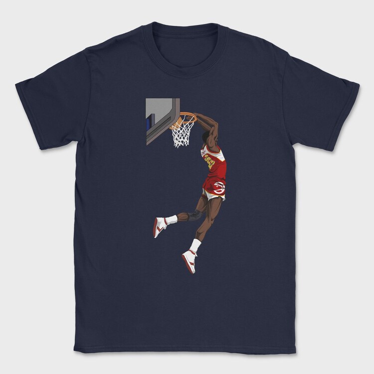 DOMINIQUE WILKINS, Tricou Barbati (Unisex)