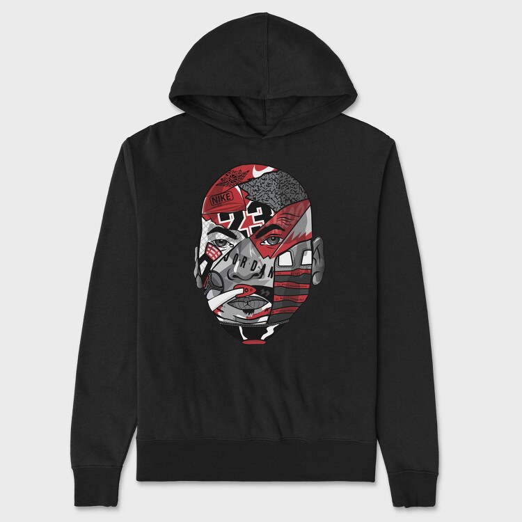 M JORDAN Art1, Hanorac Oversize Barbati (Unisex)