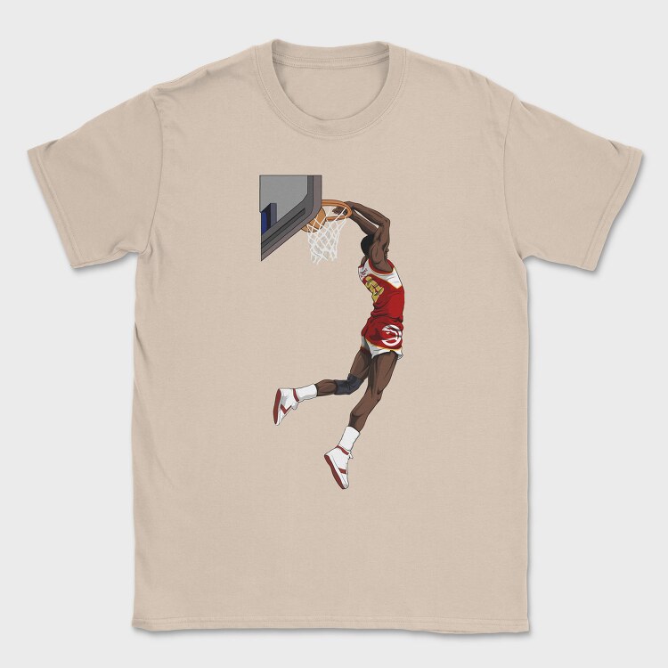 DOMINIQUE WILKINS, Tricou Barbati (Unisex)