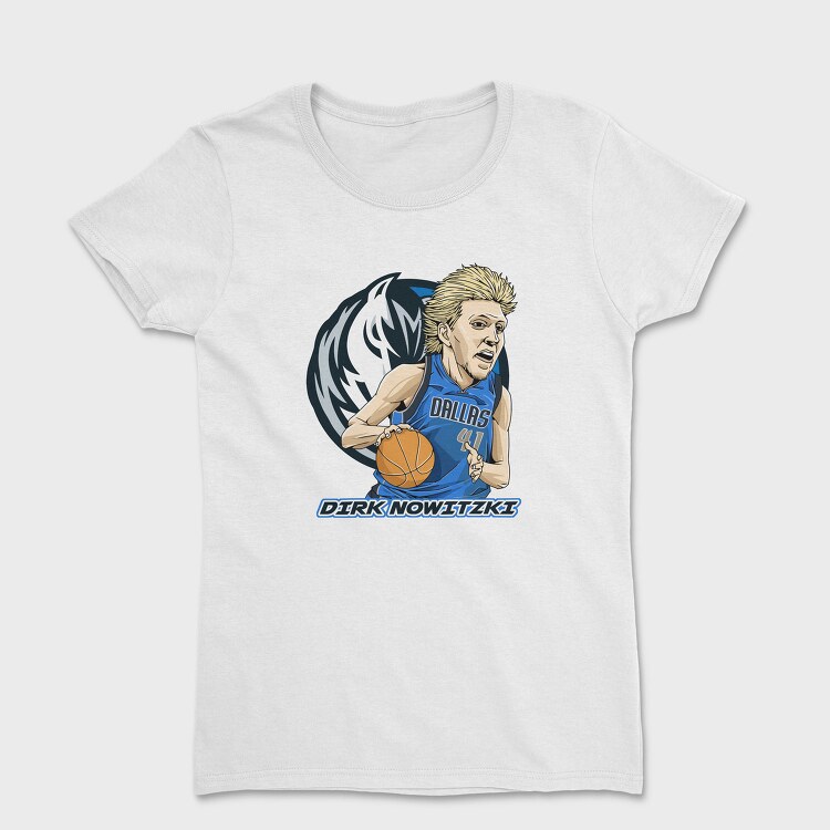 DIRK NOWITZKI Art, Tricou Femei