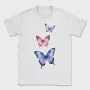 Colorful Watercolor Butterflies, Tricou Barbati (Unisex)