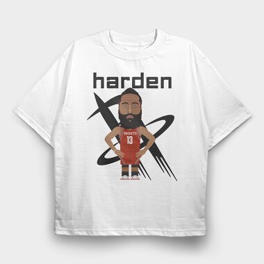 HARDEN Rockets, Tricou Oversize Barbati (Unisex)