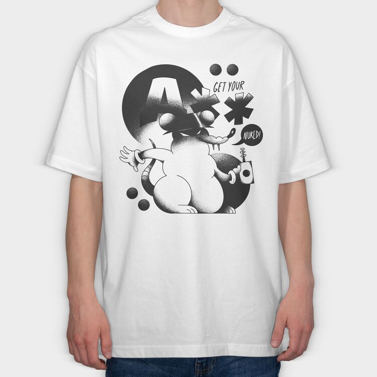 Retro Villains 10, Tricou Oversize Barbati (Unisex)