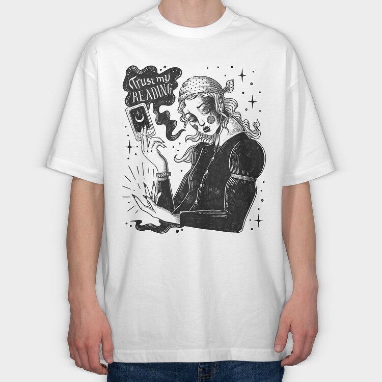 Witch 03, Tricou Oversize Barbati (Unisex)