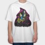 Skull Knife, Tricou Oversize Barbati (Unisex)