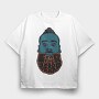 FEAR THE BEARD, Tricou Oversize Barbati (Unisex)