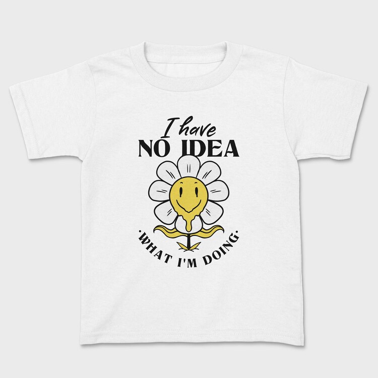 Confused Flower Quote Nc, Tricou Copii
