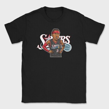 IVERSON Sixers, Tricou Barbati (Unisex)