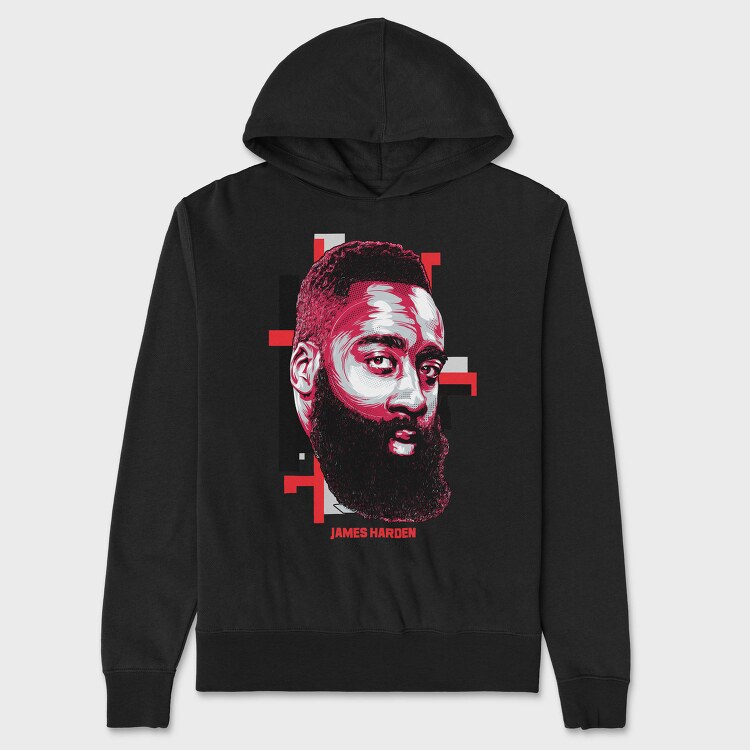 J HARDEN ART1, Hanorac Oversize Barbati (Unisex)