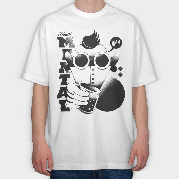 Retro Villains 08, Tricou Oversize Barbati (Unisex)