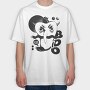 Retro Villains 02, Tricou Oversize Barbati (Unisex)