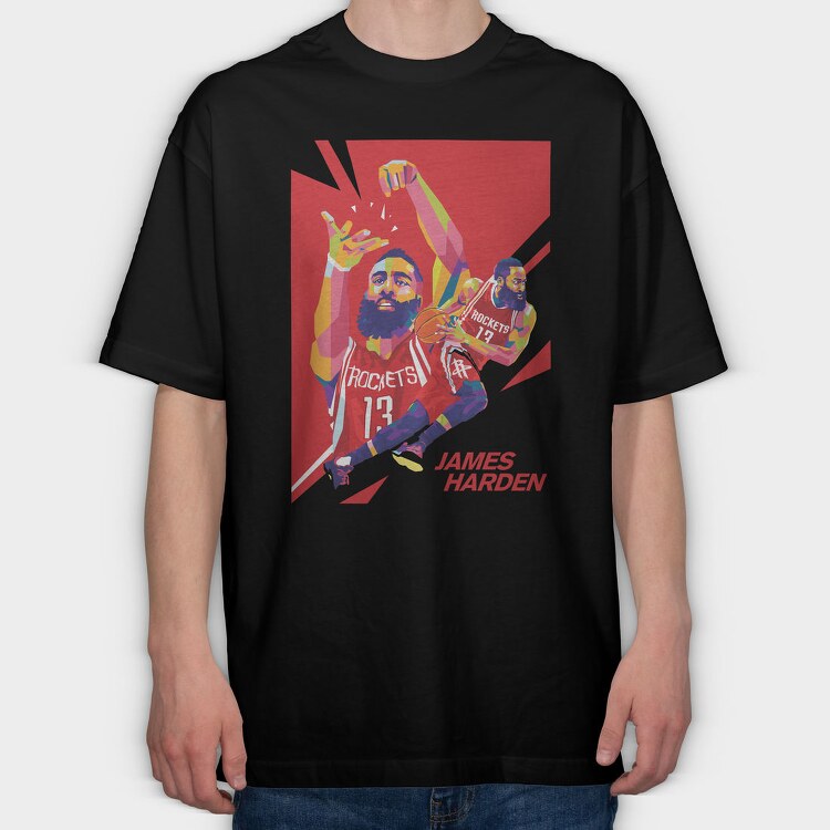 JAMES HARDEN Drive, Tricou Oversize Barbati (Unisex)