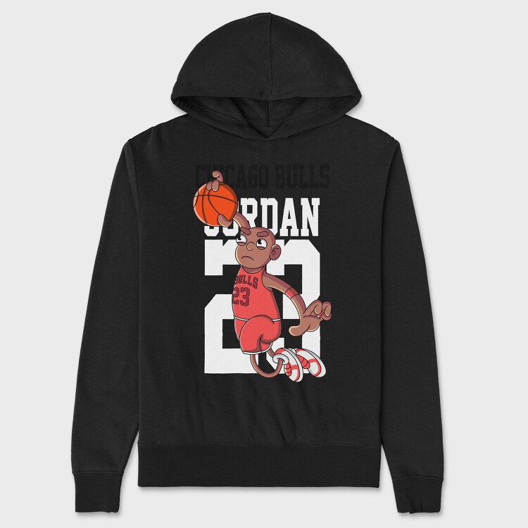 JORDAN Cartoon Art, Hanorac Oversize Barbati (Unisex)