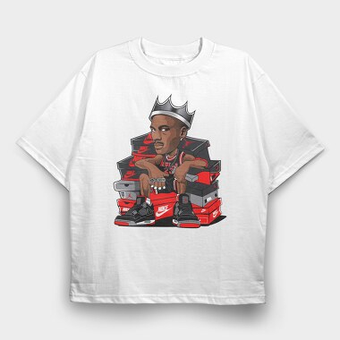 JORDAN King, Tricou Oversize Barbati (Unisex)