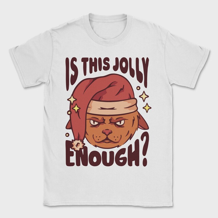 Cool Anti Christmas Cat, Tricou Barbati (Unisex)