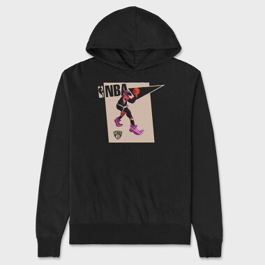NBA Nets, Hanorac Oversize Barbati (Unisex)