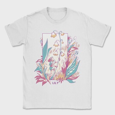 Cute Fairy With Flowers And Plants Fairycore, Tricou Barbati (Unisex)