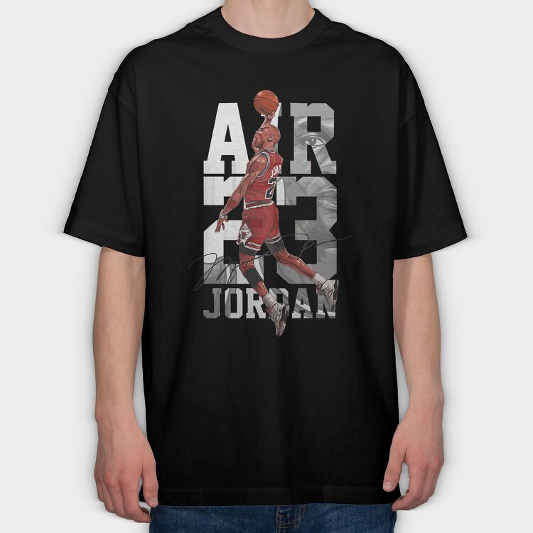 JORDAN Art1, Tricou Oversize Barbati (Unisex)