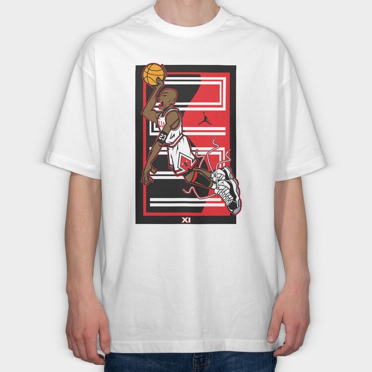 JORDAN 1, Tricou Oversize Barbati (Unisex)