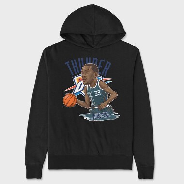KEVIN DURANT Art1, Hanorac Oversize Barbati (Unisex)