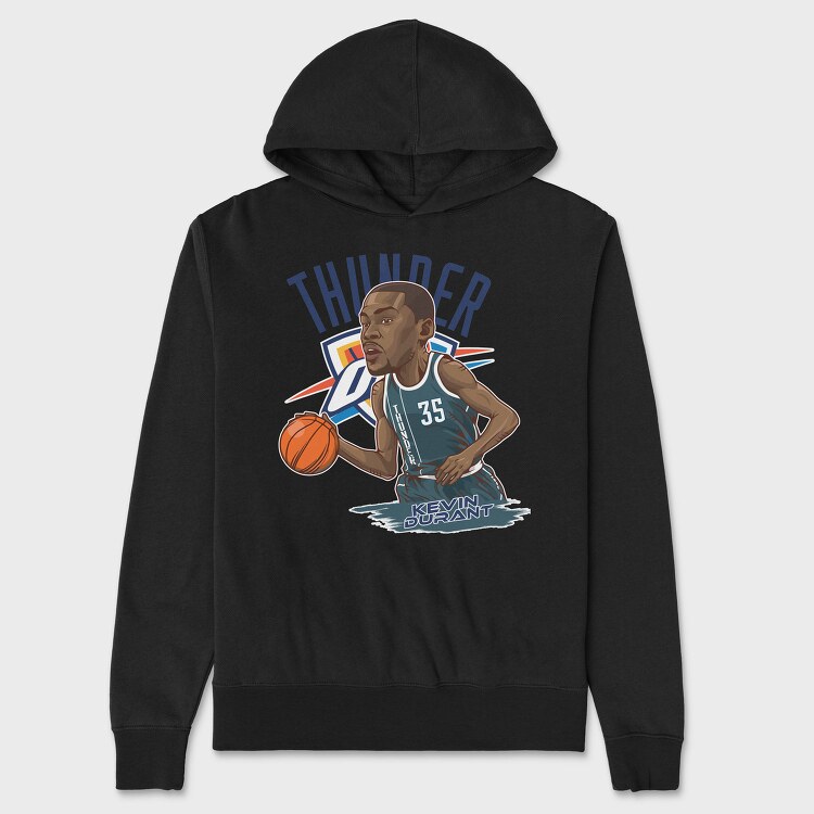 KEVIN DURANT Art1, Hanorac Oversize Barbati (Unisex)
