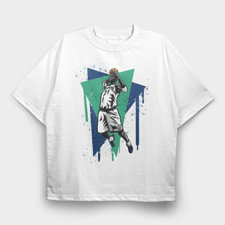 KEVIN GARNETT, Tricou Oversize Barbati (Unisex)