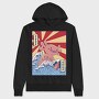 Axolotl Wave, Hanorac Oversize Barbati (Unisex)
