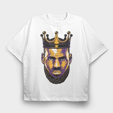 KING JAMES 1, Tricou Oversize Barbati (Unisex)