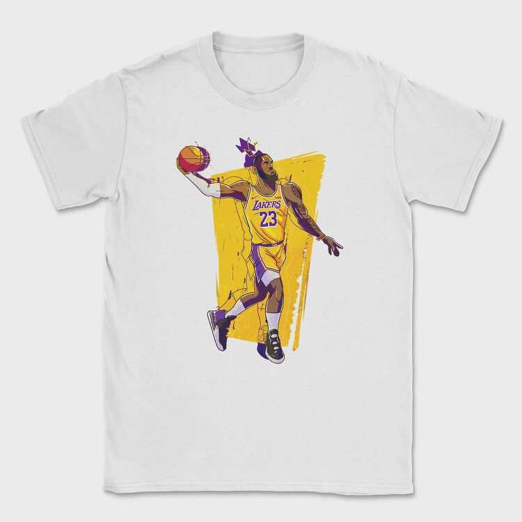 KING JAMES Art1, Tricou Barbati (Unisex)