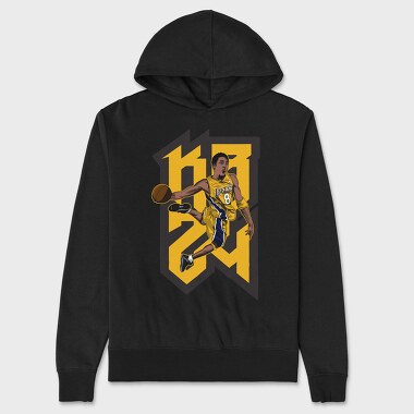 KOBE 24 Logo design 3, Hanorac Oversize Barbati (Unisex)