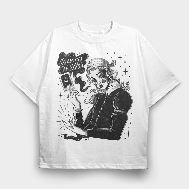 Witch 03, Tricou Oversize Barbati (Unisex)