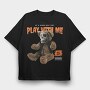 Tote Tote Evil Teddy Bear, Tricou Oversize Barbati (Unisex)