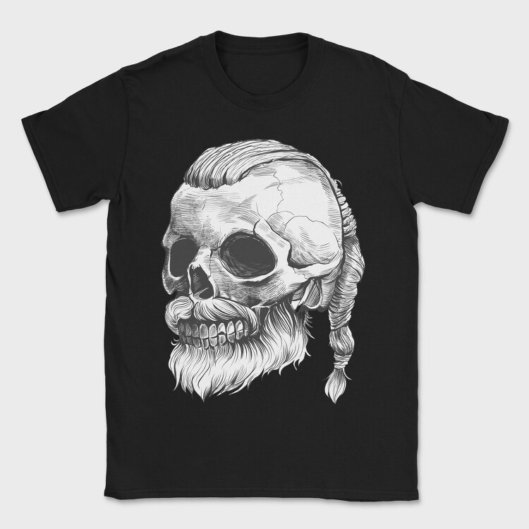 Skull Viking, Tricou Barbati (Unisex)