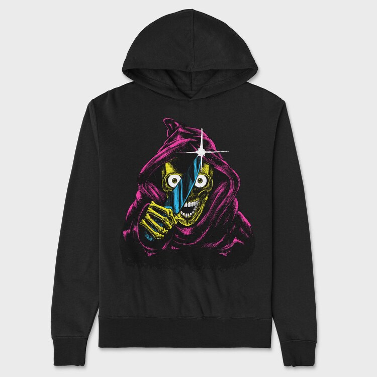 Skull Knife, Hanorac Oversize Barbati (Unisex)