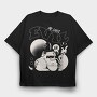 Retro Villains 01, Tricou Oversize Barbati (Unisex)
